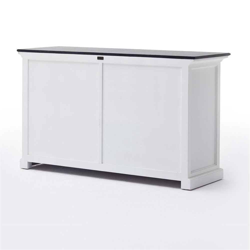 Halifax Contrast Buffet - White with Black Top