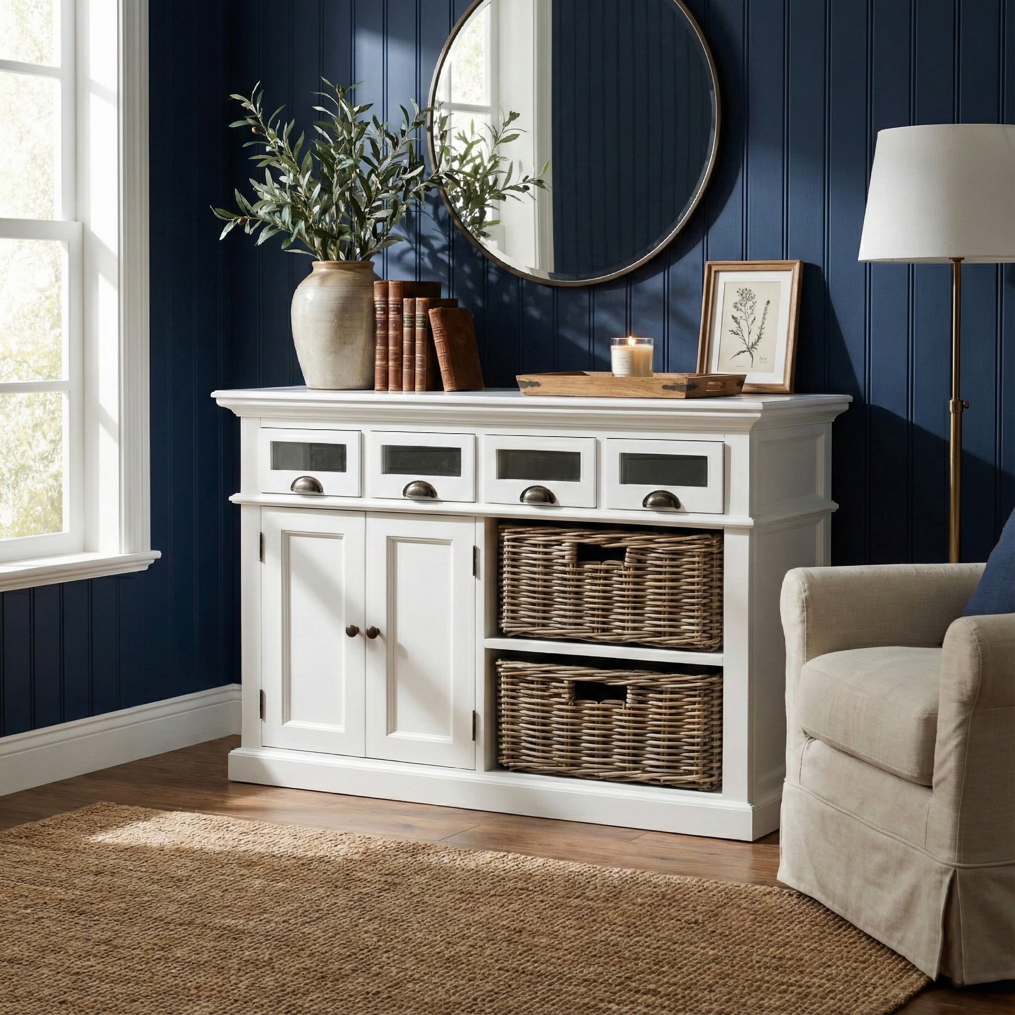 Halifax Kitchen Buffet - White