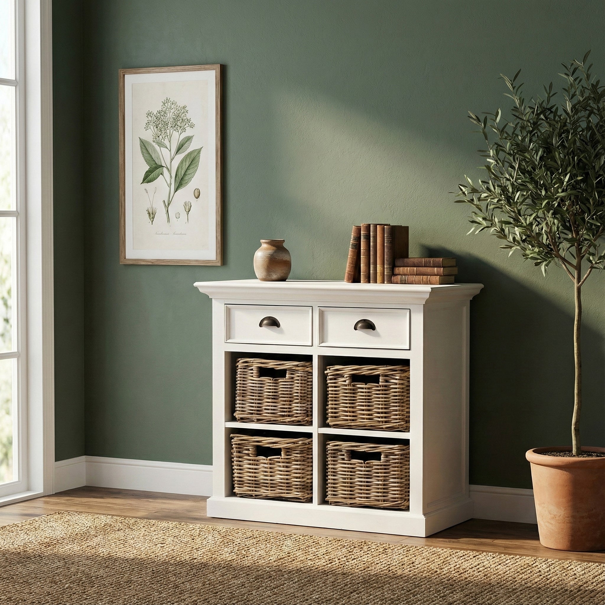 Halifax Small Buffet - White
