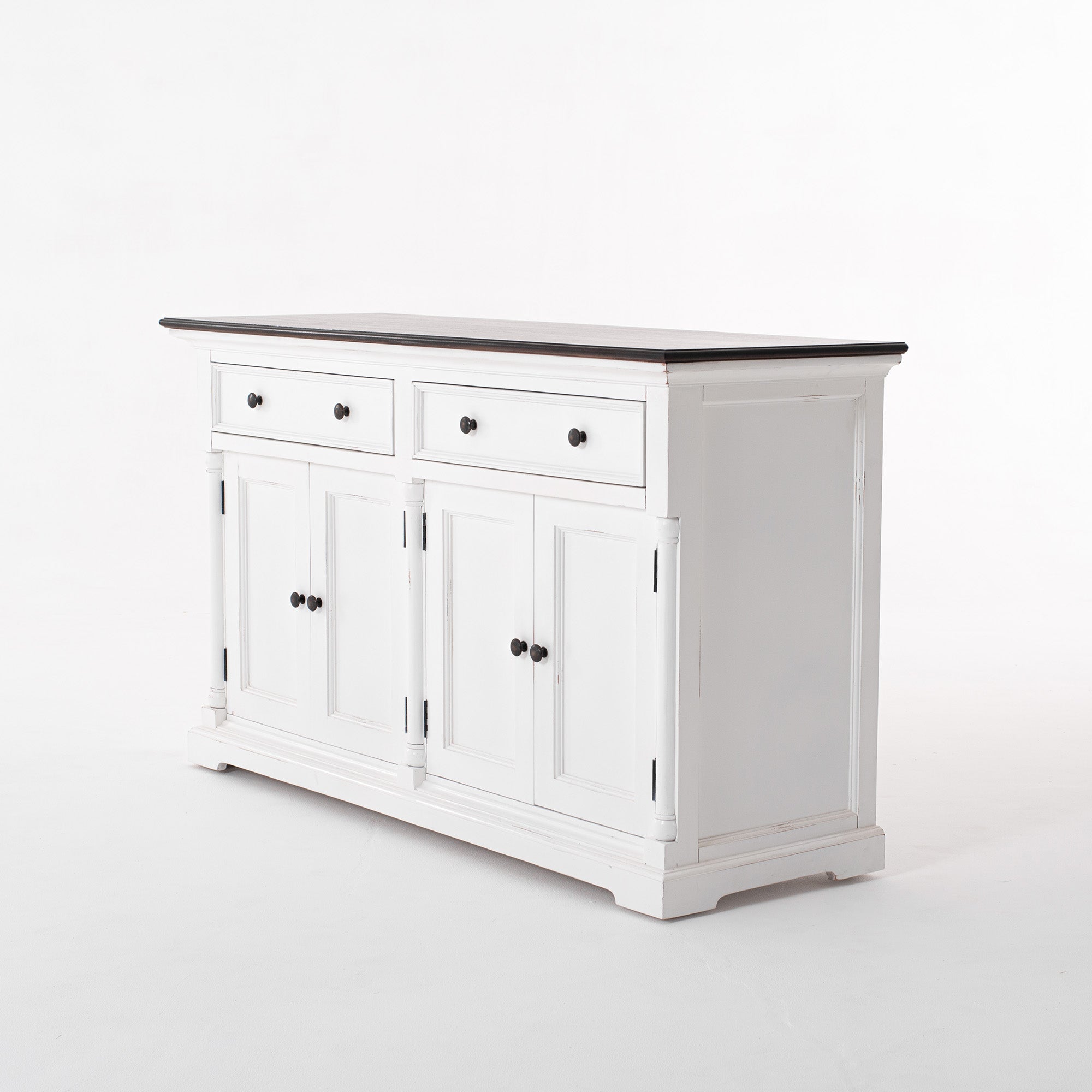 Provence Accent Buffet - White With Dark Brown Top