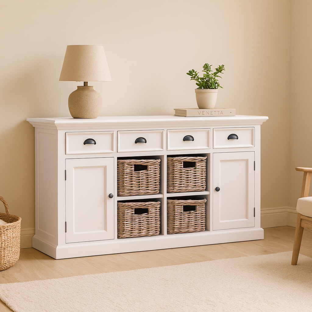 Halifax Large Buffet - White