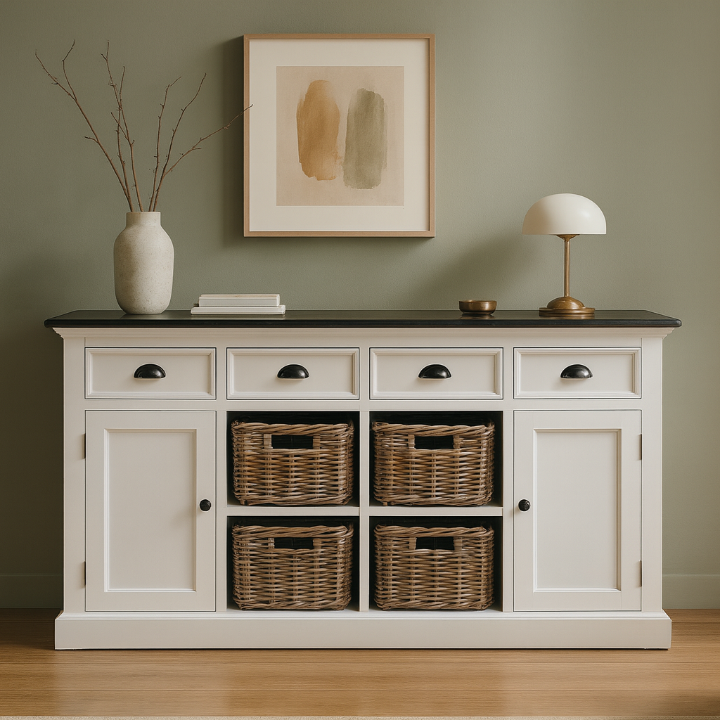 Halifax Contrast Buffet with 4 Baskets