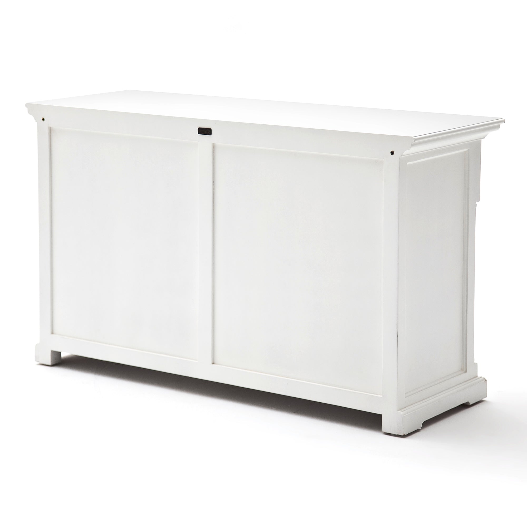 Provence Buffet and Open Hutch Cabinet - White