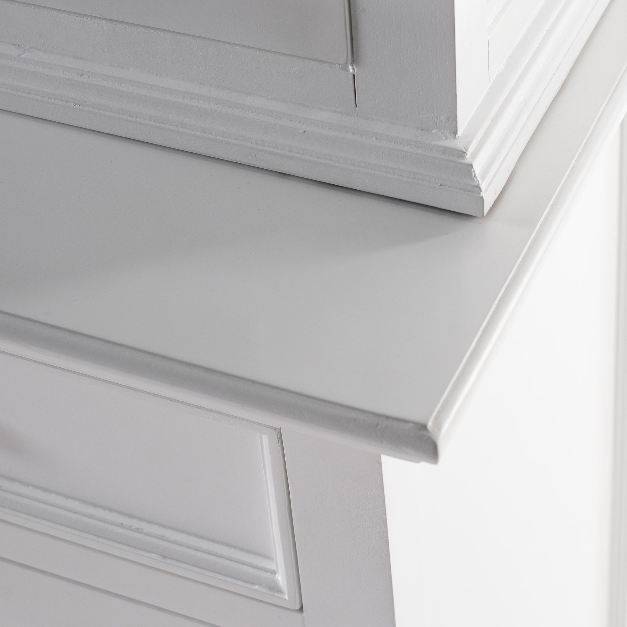 Buffet Hutch Unit with 4 Glass Doors