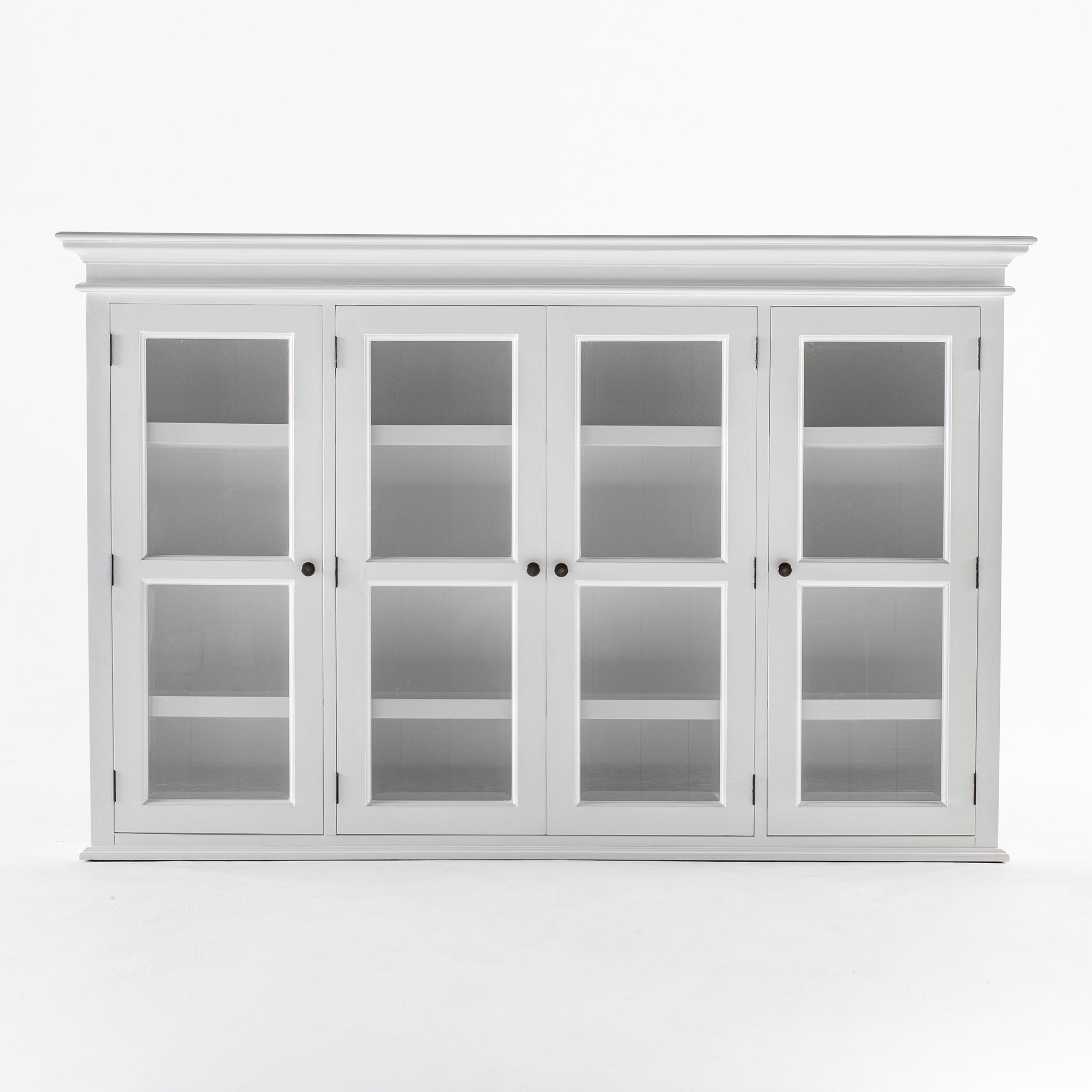 Buffet Hutch Unit with 4 Glass Doors