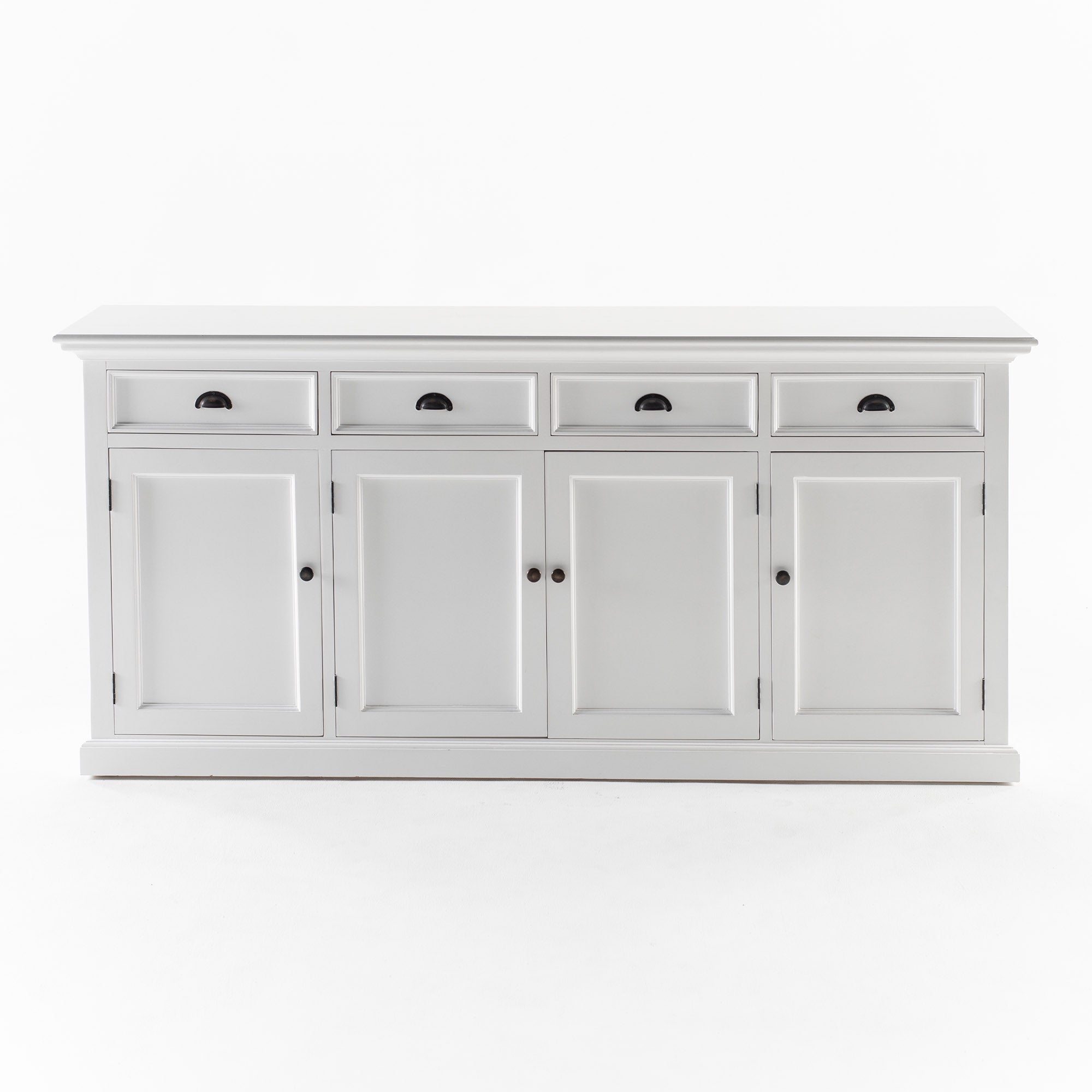 Buffet Hutch Unit with 4 Glass Doors