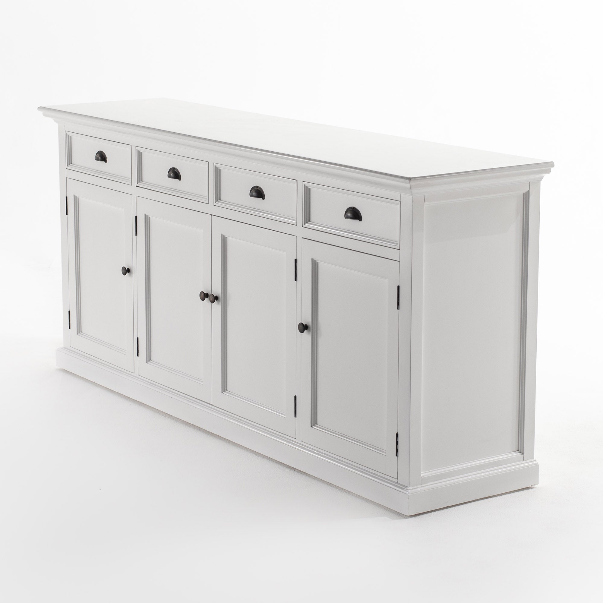 Buffet Hutch Unit with 4 Glass Doors