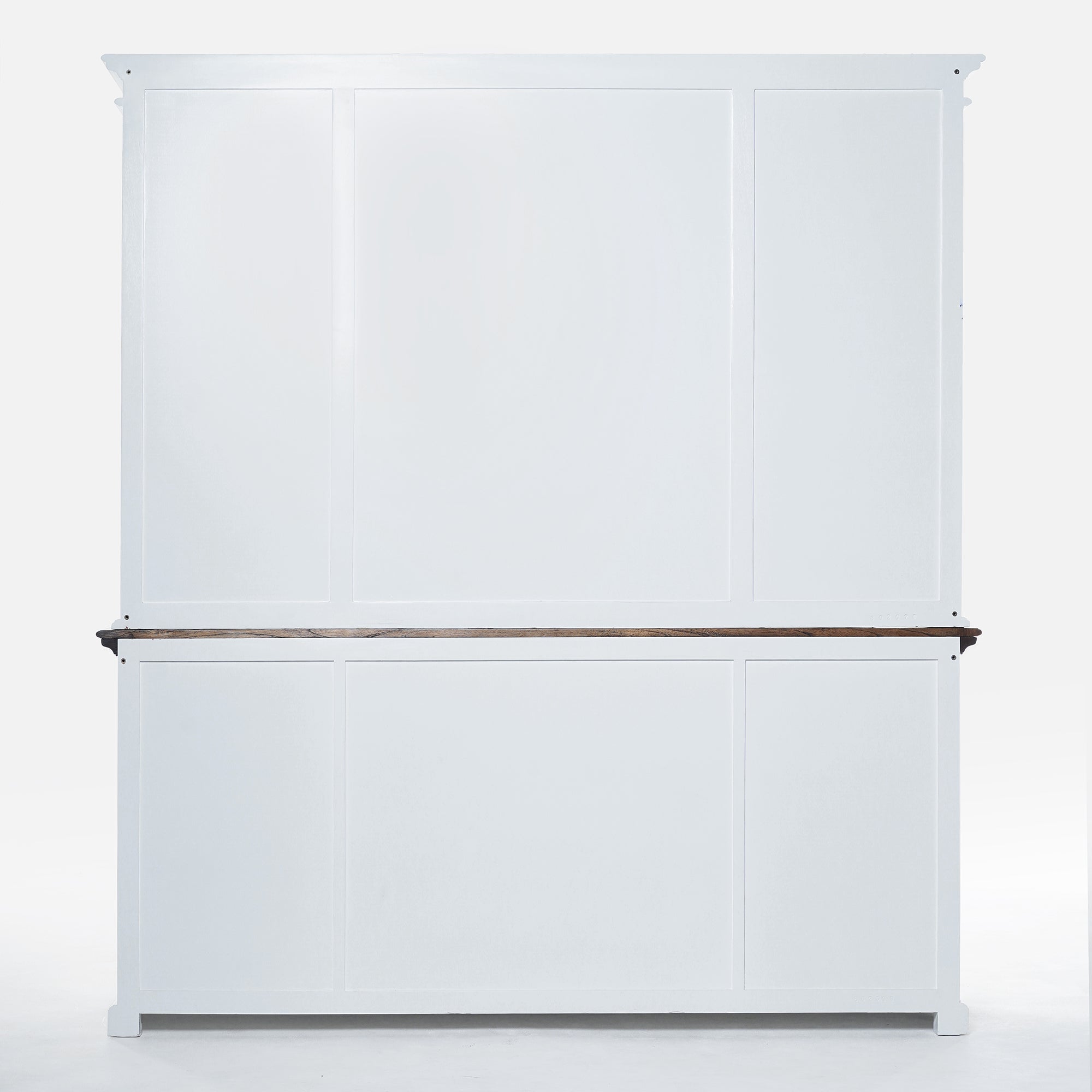 Corfu Large Hutch Bookcase Unit with 6 Glass Doors 200cm