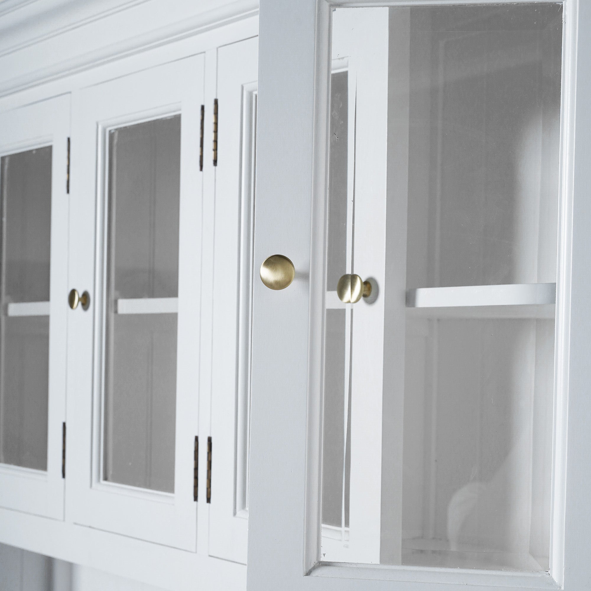 Corfu Buffet Hutch Unit with 5 Glass Doors 180cm