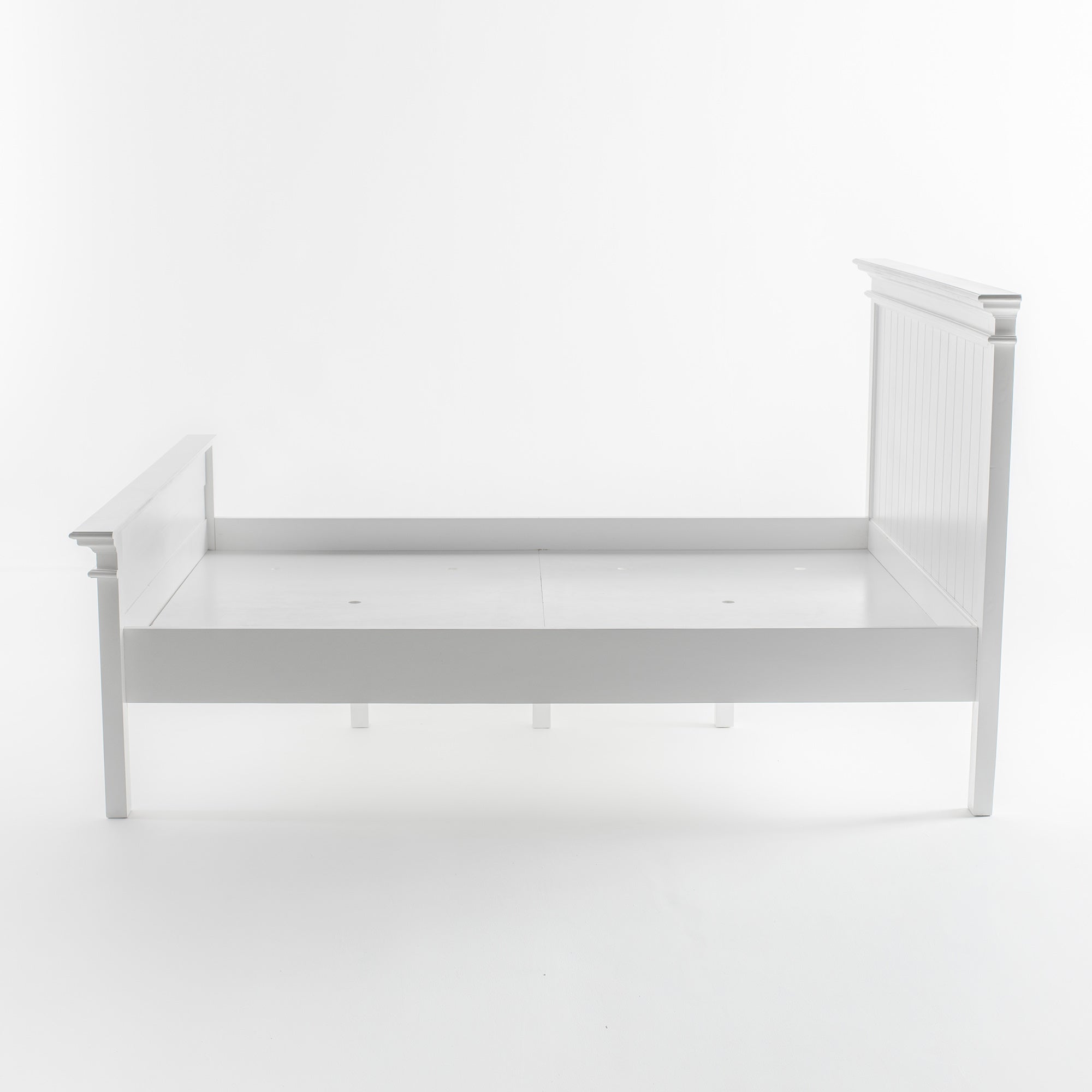 Halifax Queen Bed with Footboard - White