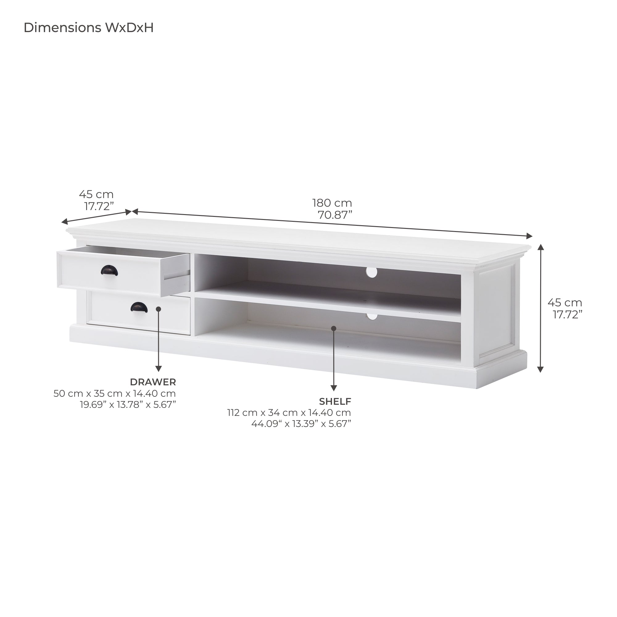 Halifax Lowline ETU 180cm - White