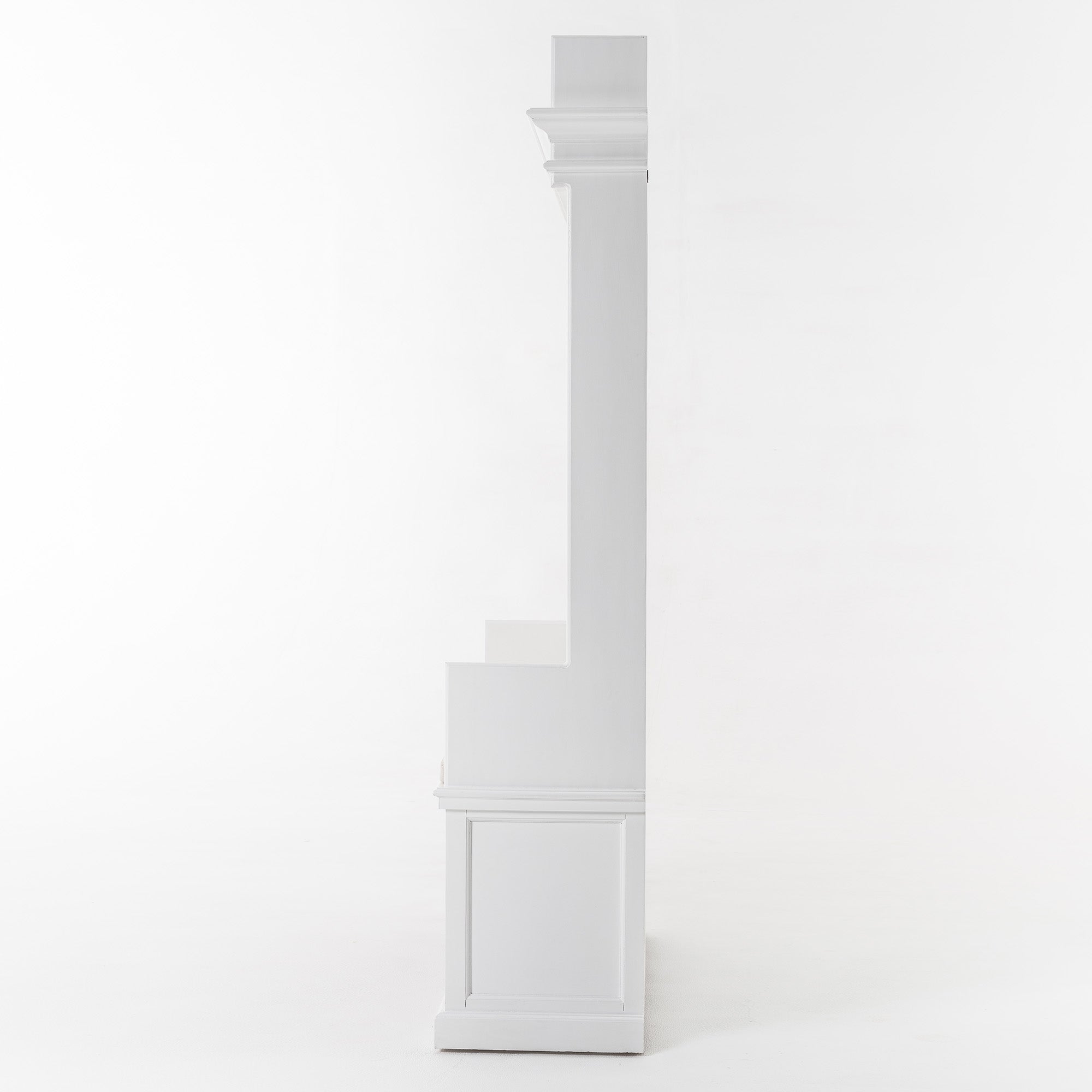 Halifax Coat Hanger Unit With Baskets - White