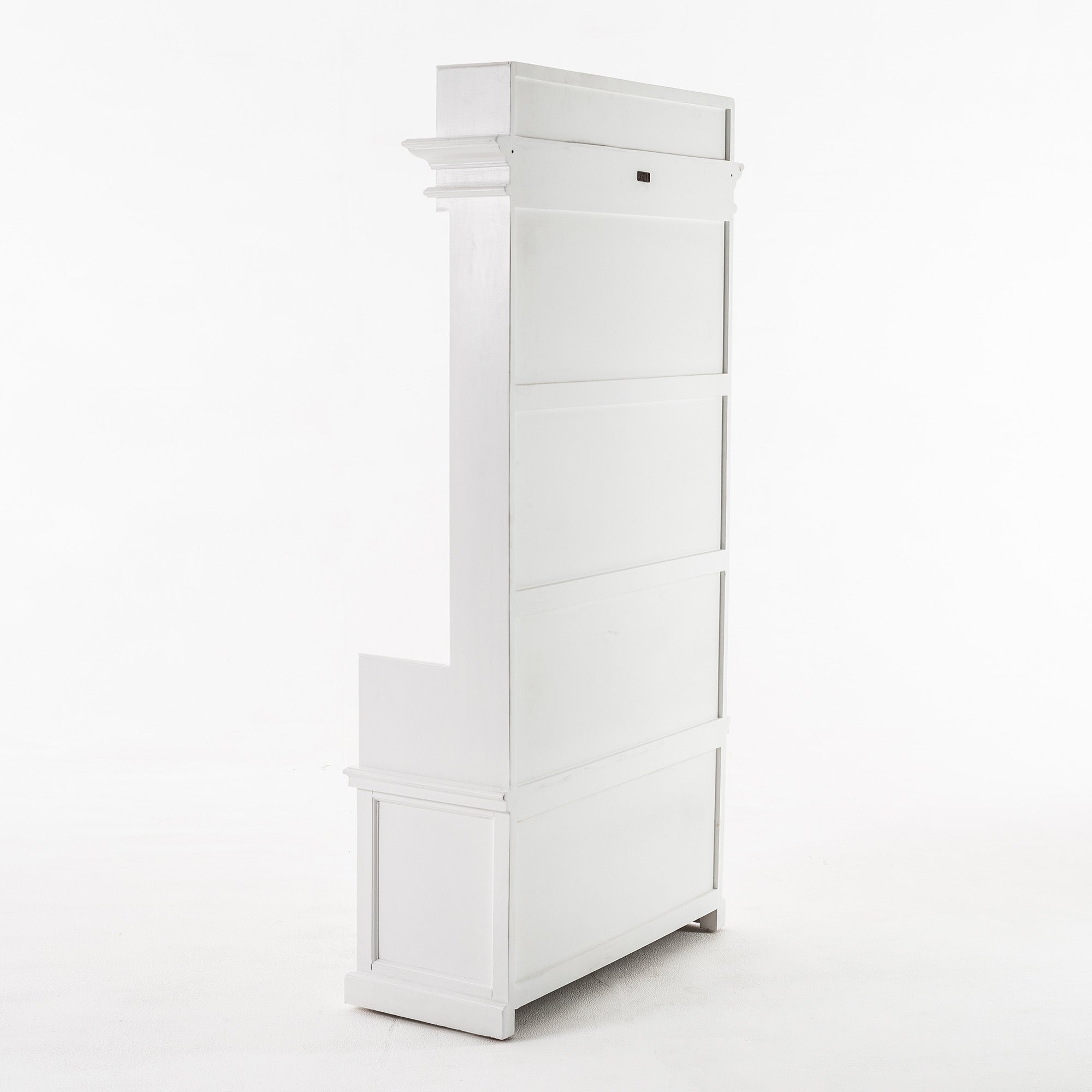 Halifax Coat Hanger Unit With Baskets - White