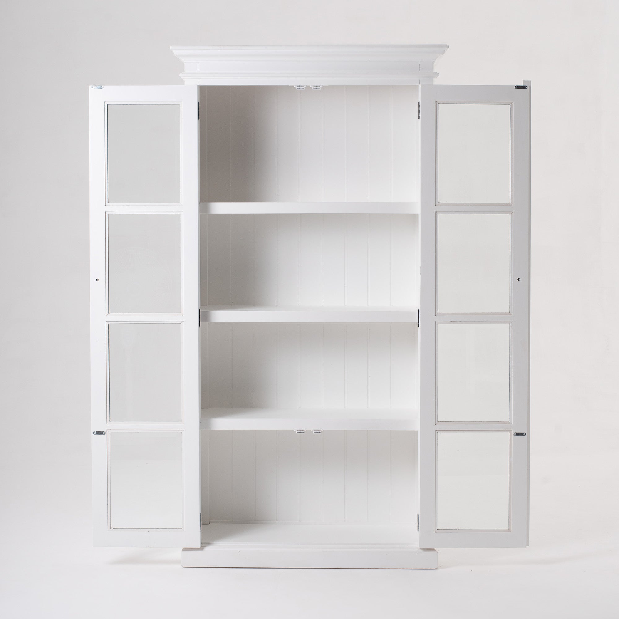 Halifax Double Vitrine - White