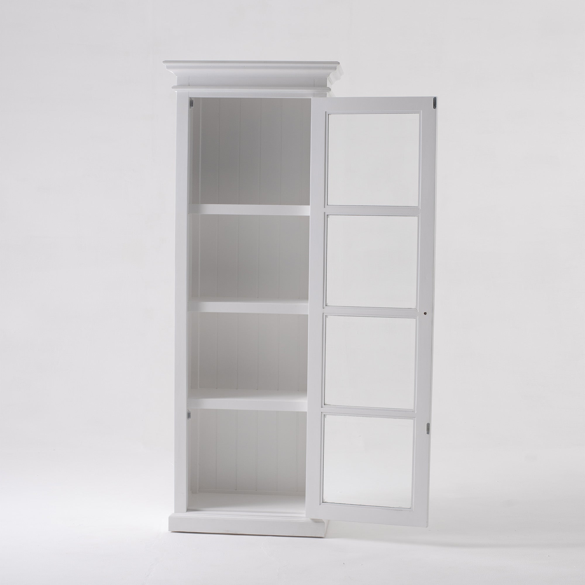 Halifax Single Vitrine - White