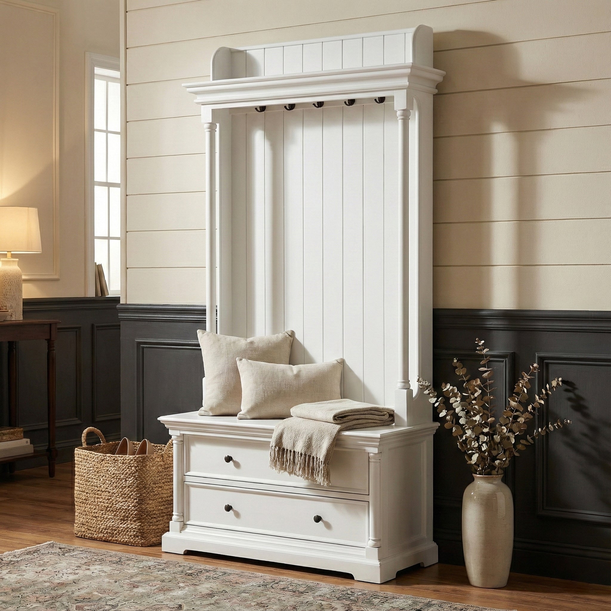 Provence Coat Hanger Unit - White