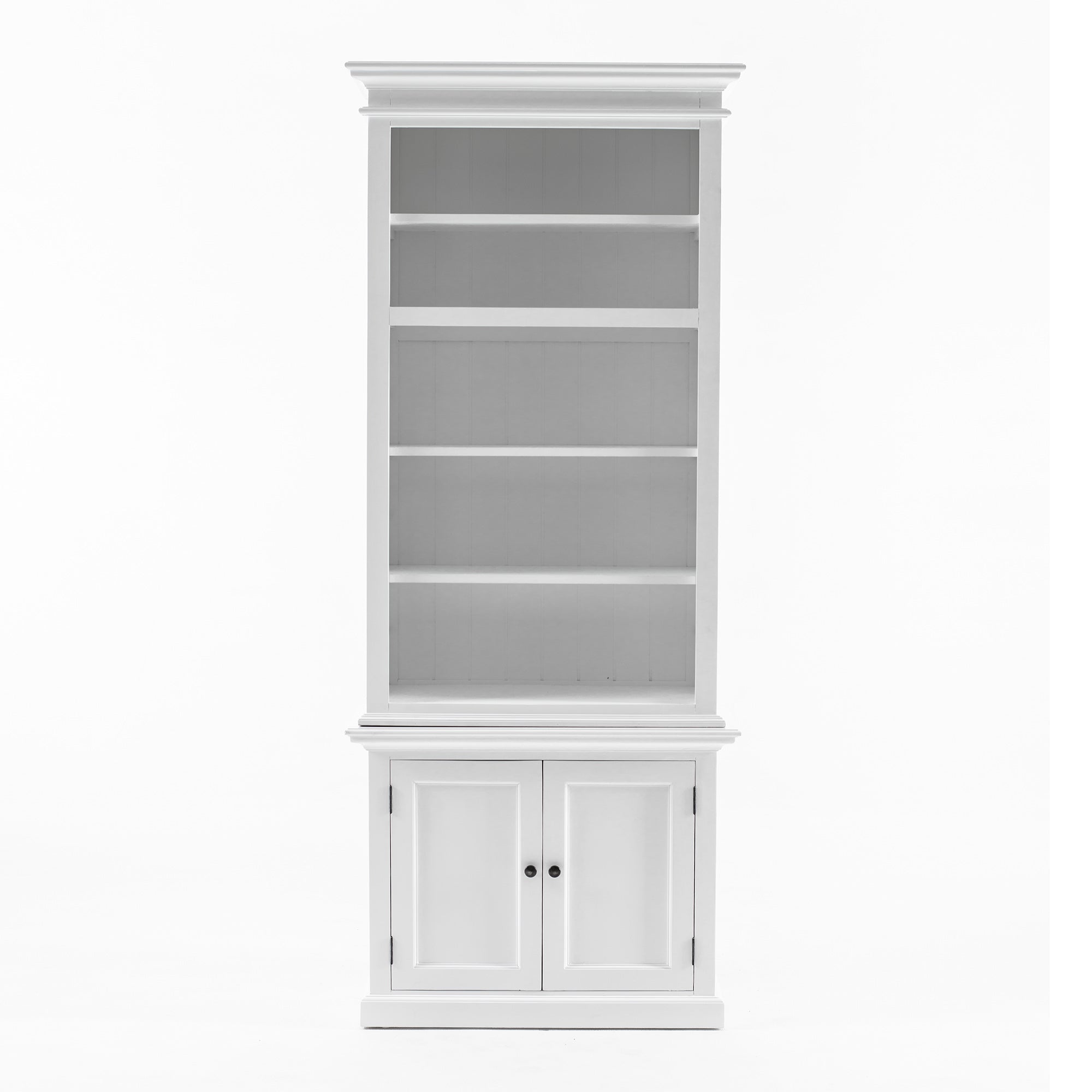 Halifax Slim Hutch Bookcase - White