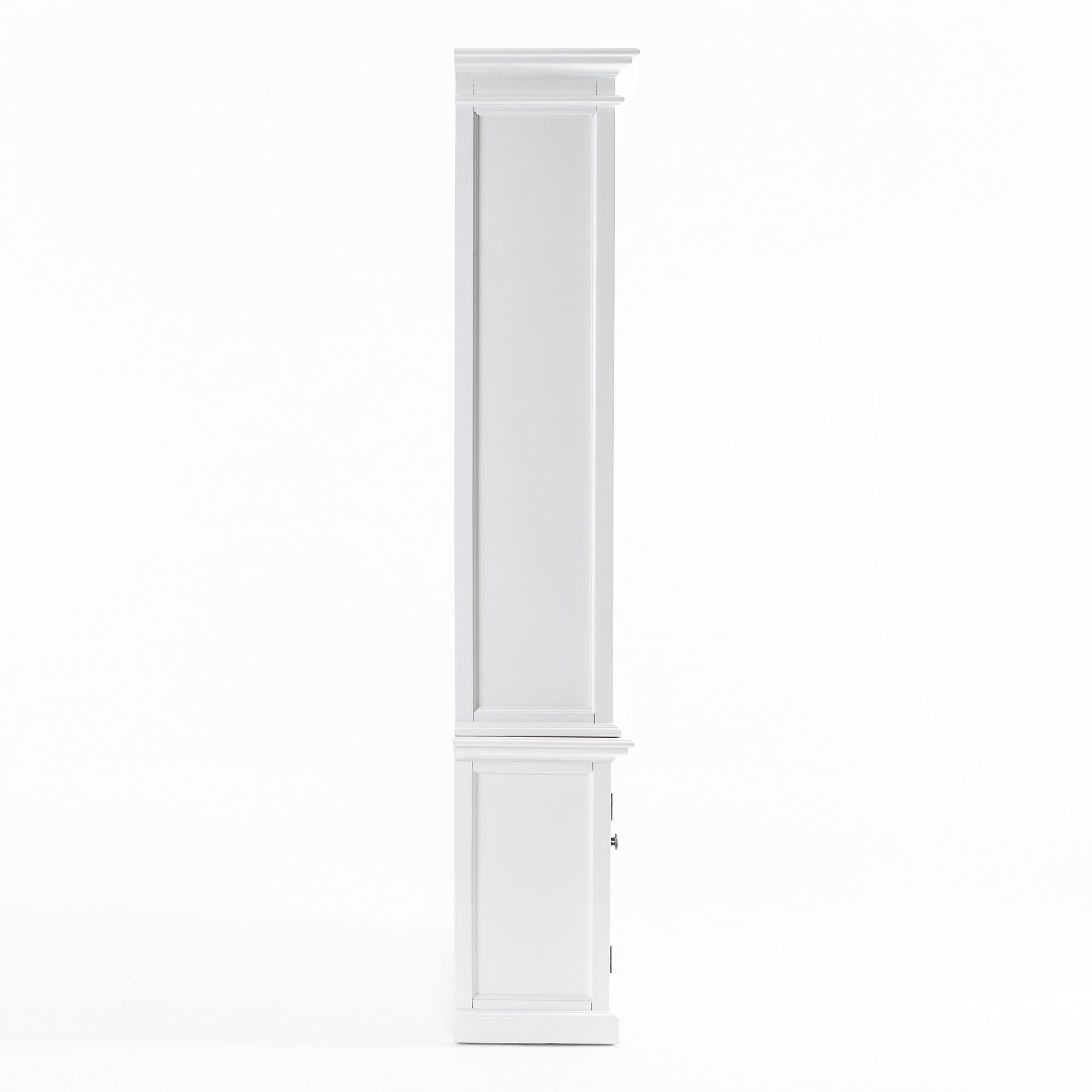 Halifax Slim Hutch Bookcase - White
