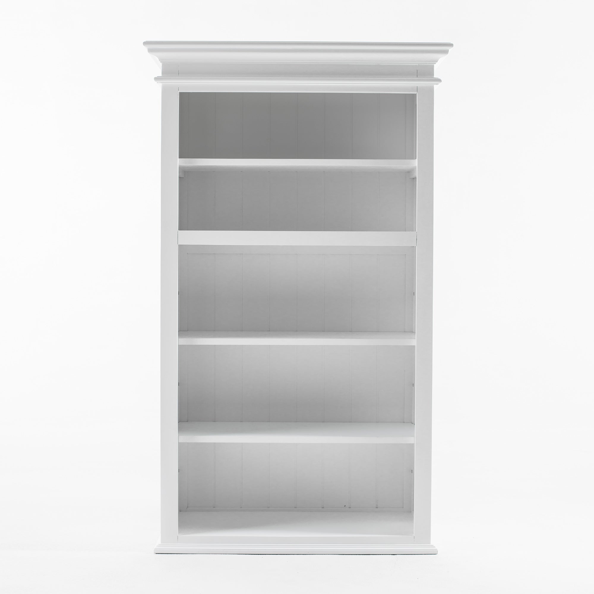 Halifax Slim Hutch Bookcase - White