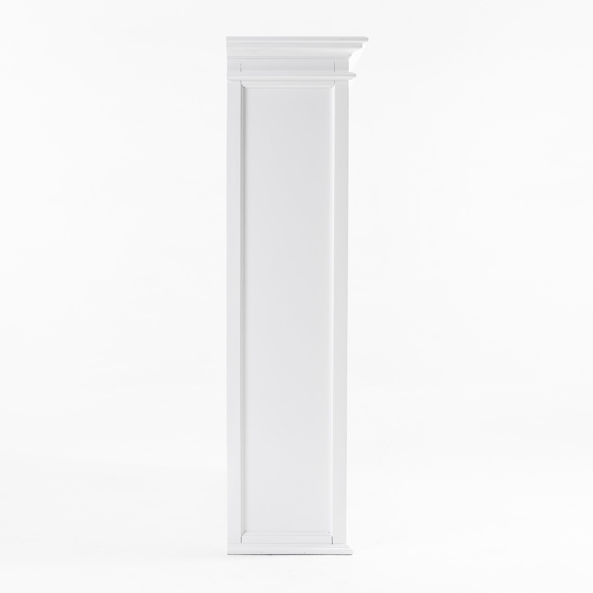 Halifax Slim Hutch Bookcase - White