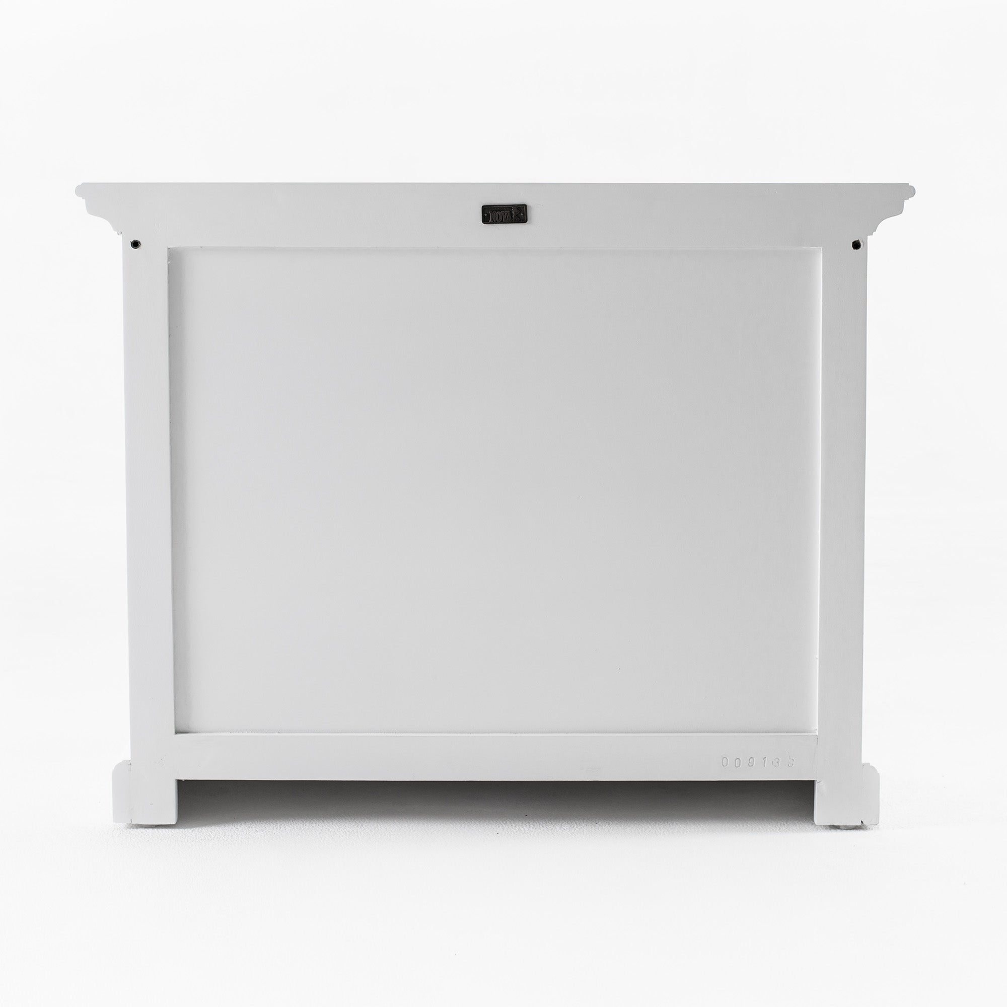 Halifax Slim Hutch Bookcase - White