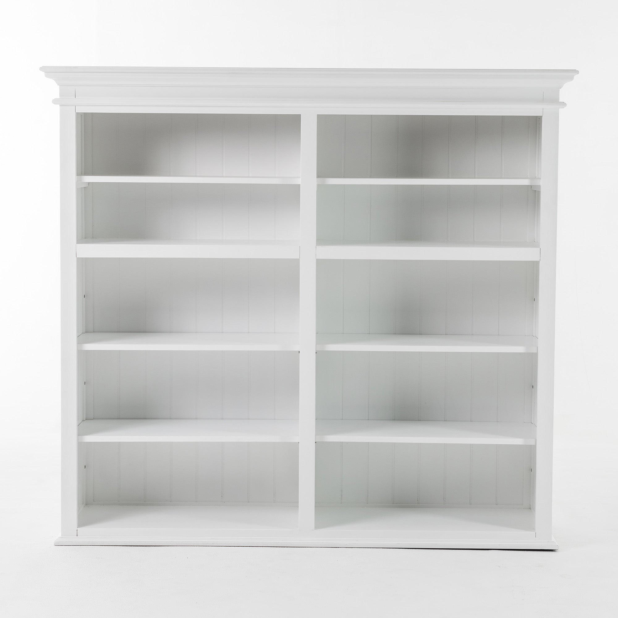 Halifax Medium Hutch Bookcase - White