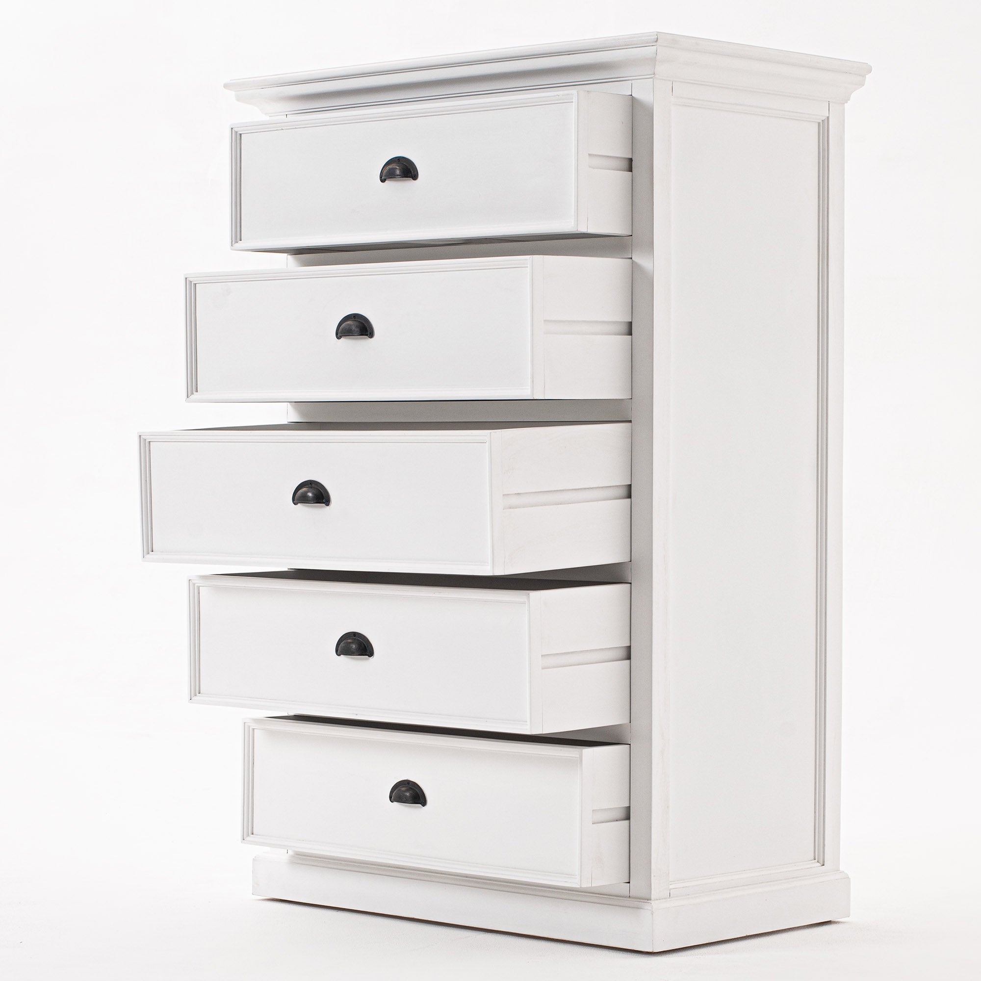 Halifax Tall Chest of Drawers - White