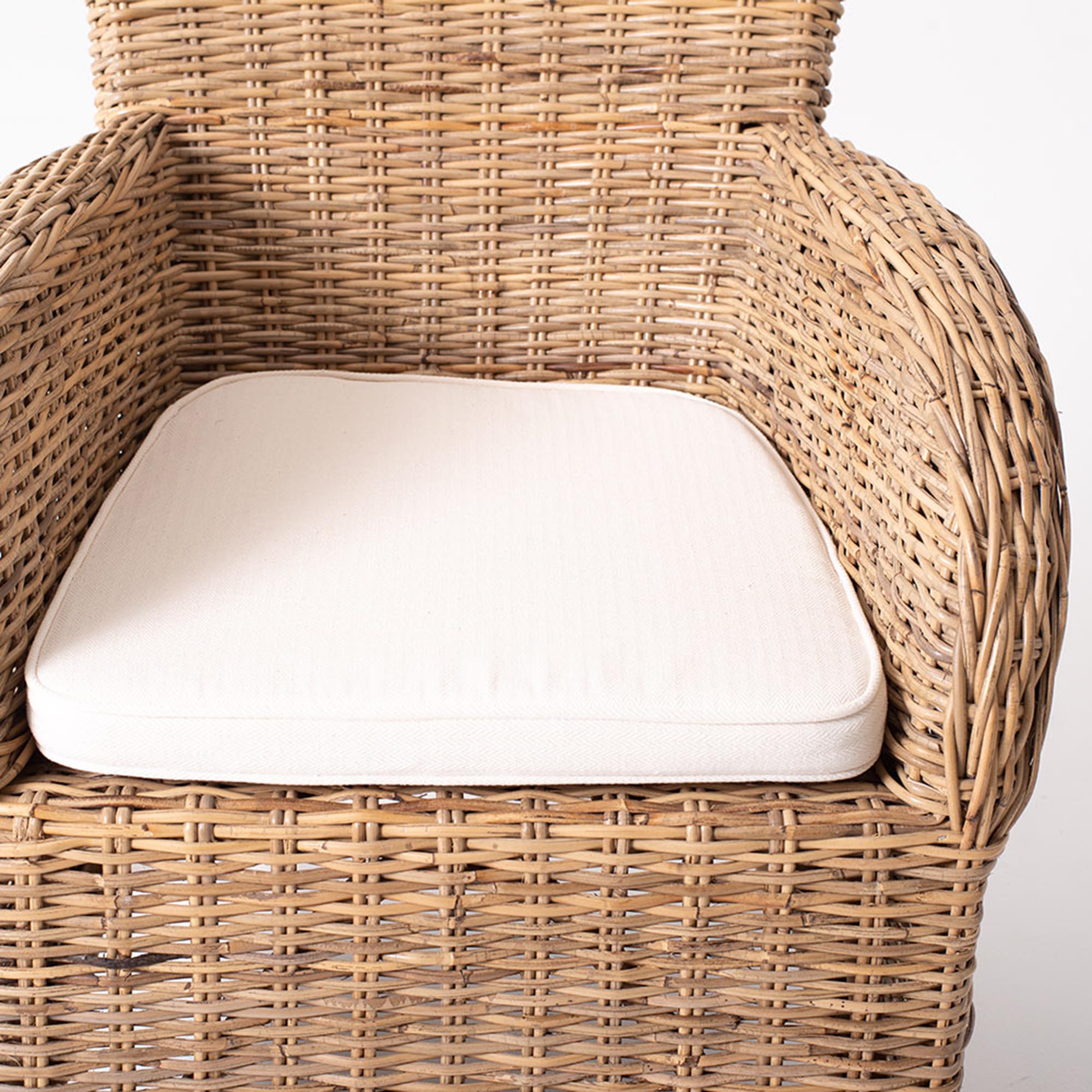 Rook Kubu Rattan Arm Chair (Set of 2)