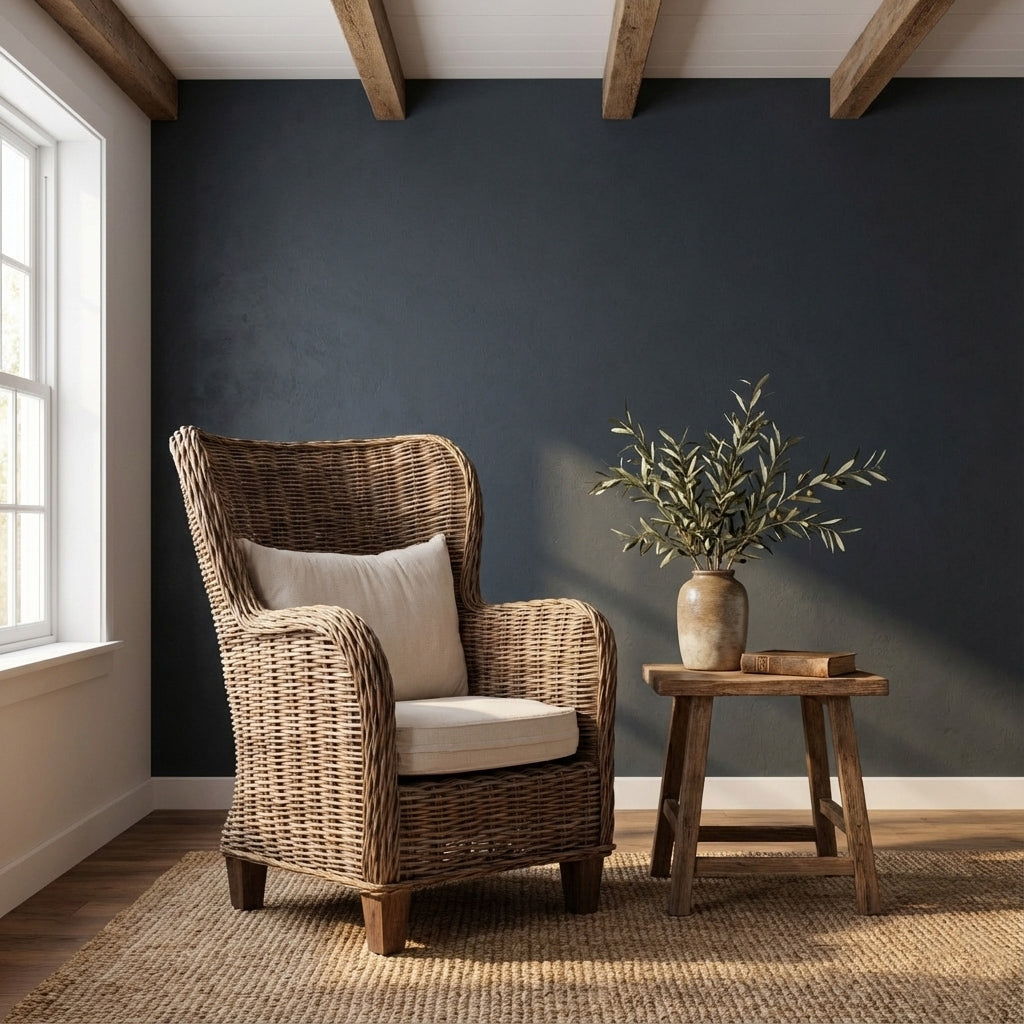 King Kubu Rattan Arm Chair With Cushion