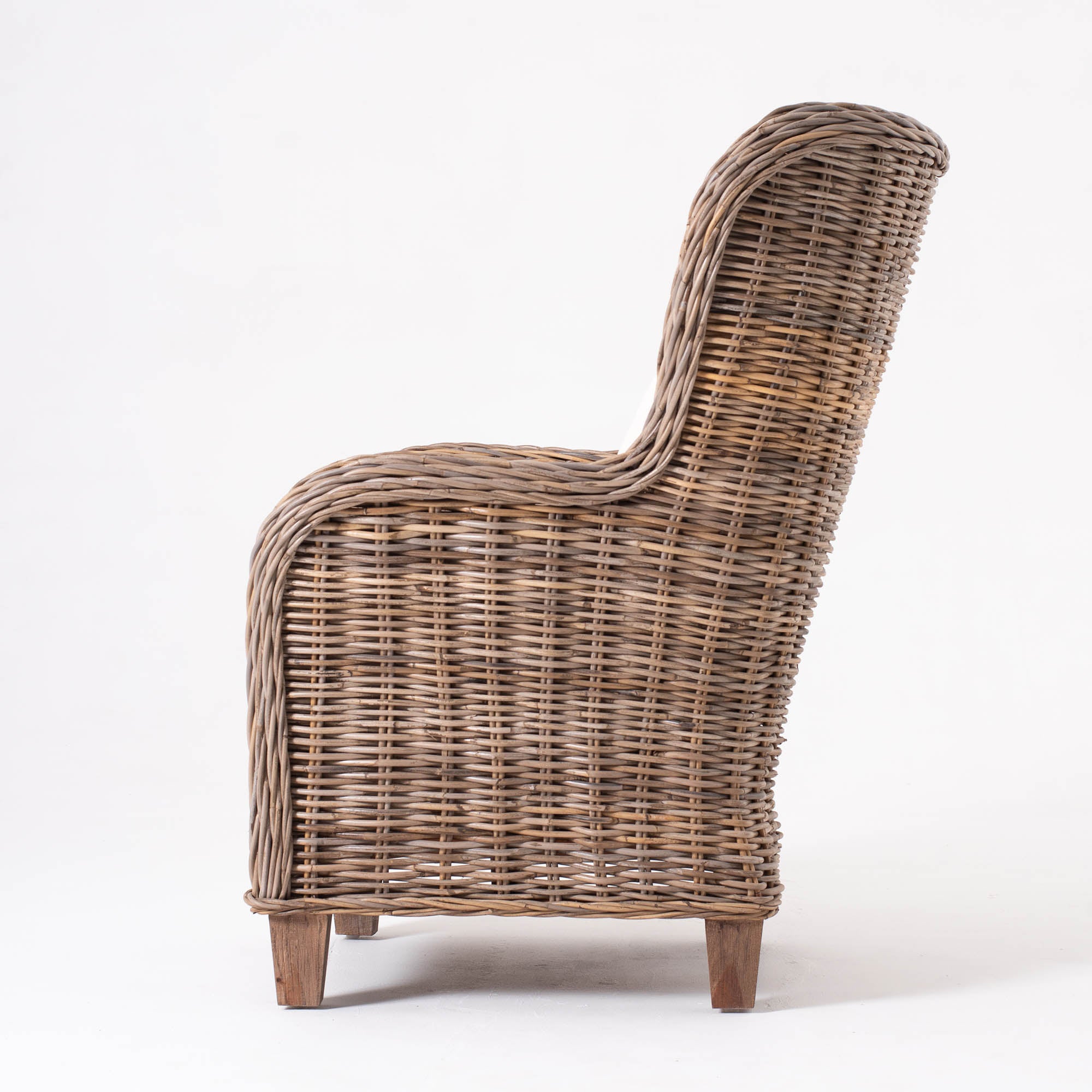 King Kubu Rattan Arm Chair With Cushion