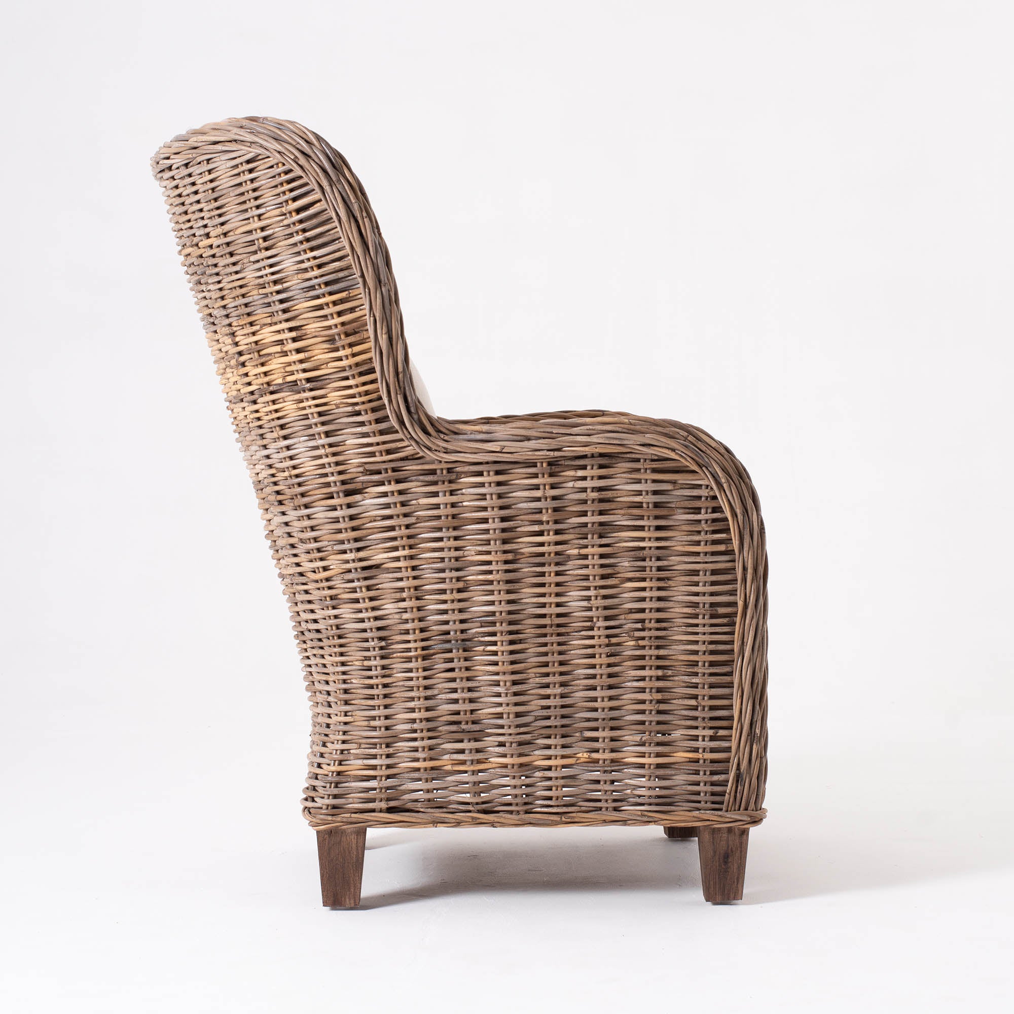 King Kubu Rattan Arm Chair With Cushion