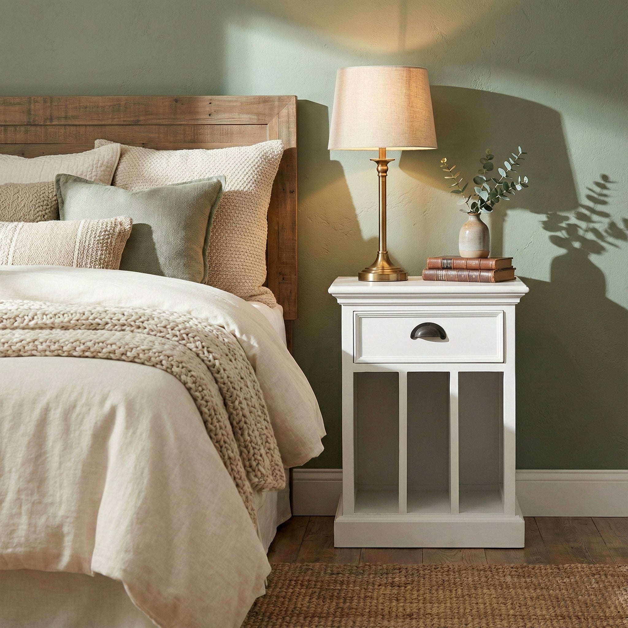 Halifax Side Table - White