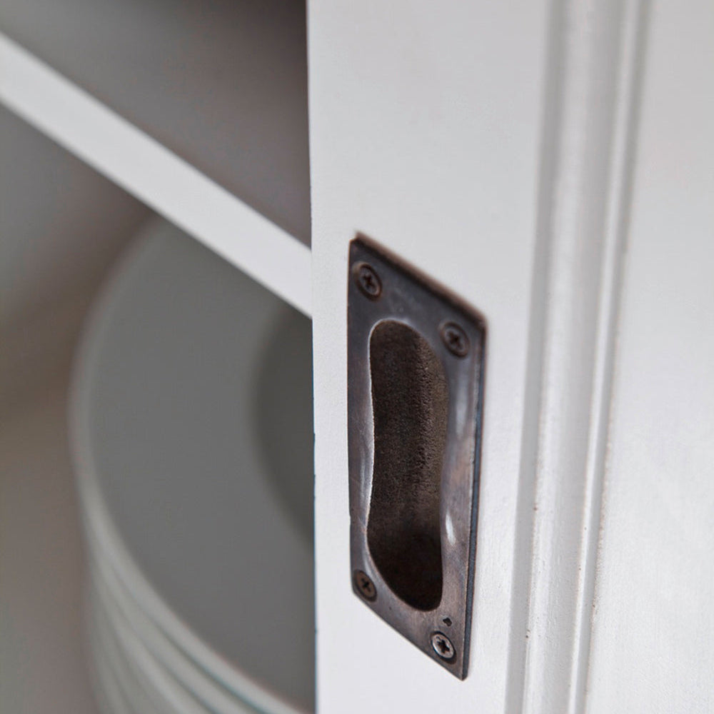 Halifax Contrast Buffet - White with Black Top