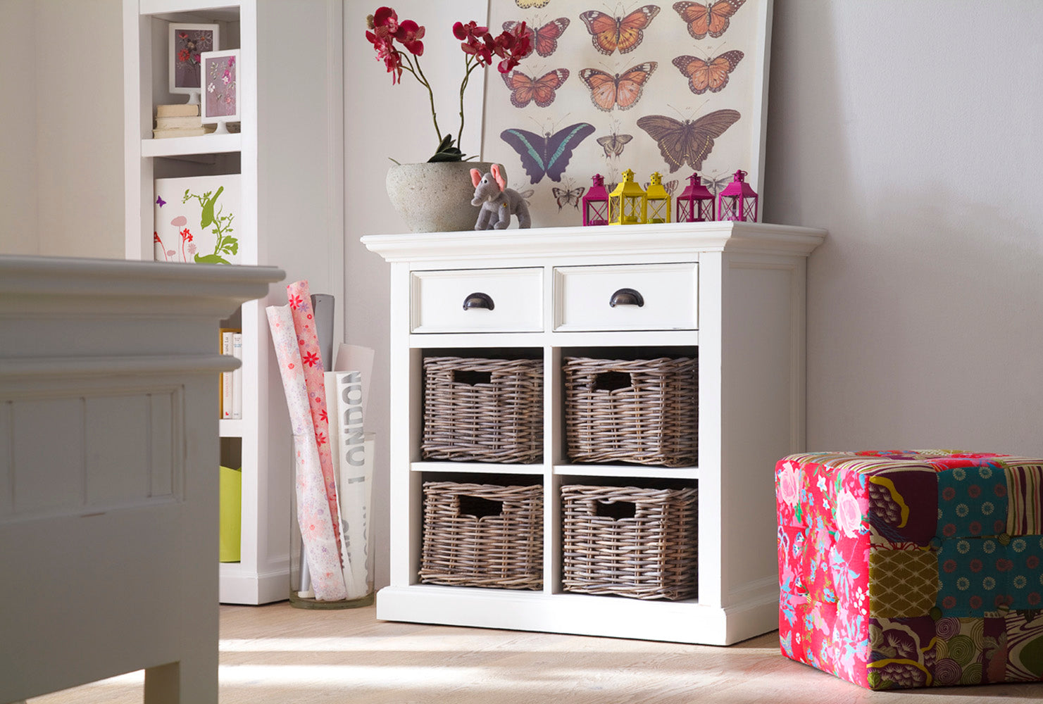 Halifax Small Buffet - White