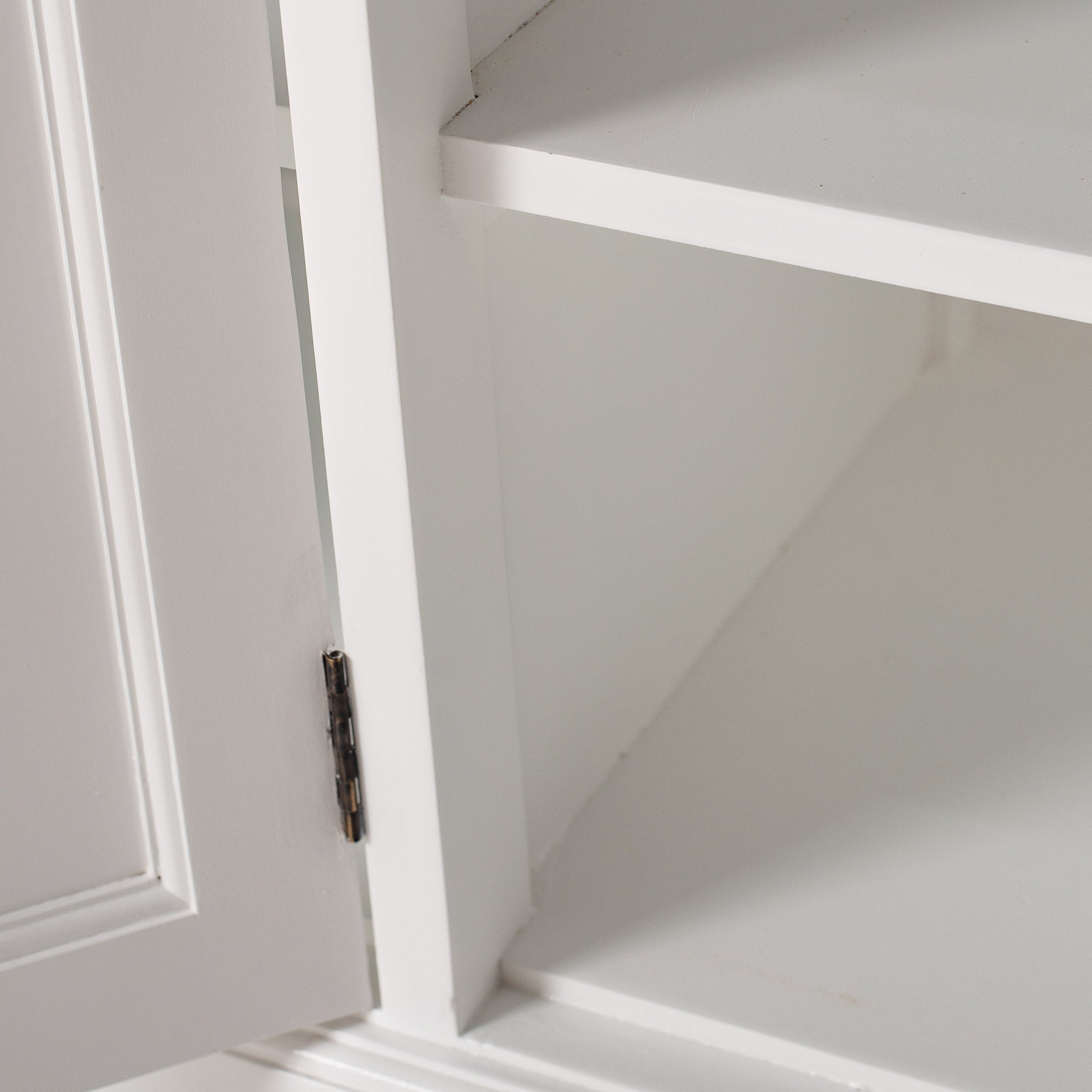 Buffet with 4 Doors 3 Drawers - Classic White & Black