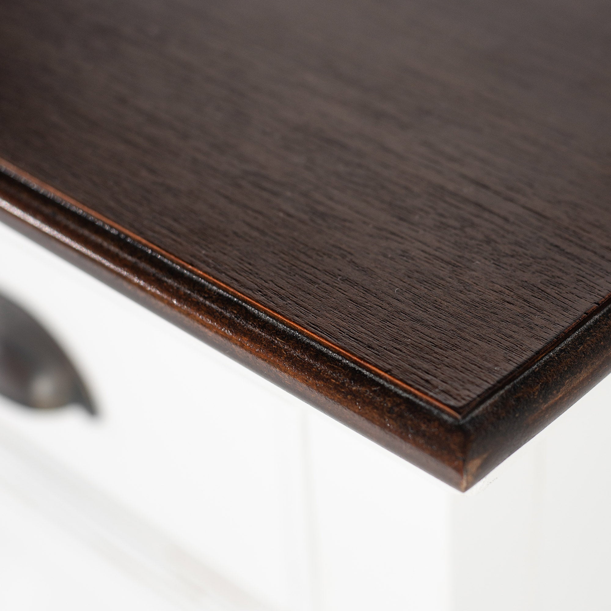 Halifax Accent Buffet with 4 Doors 3 Drawers - White Distress & Deep Brown