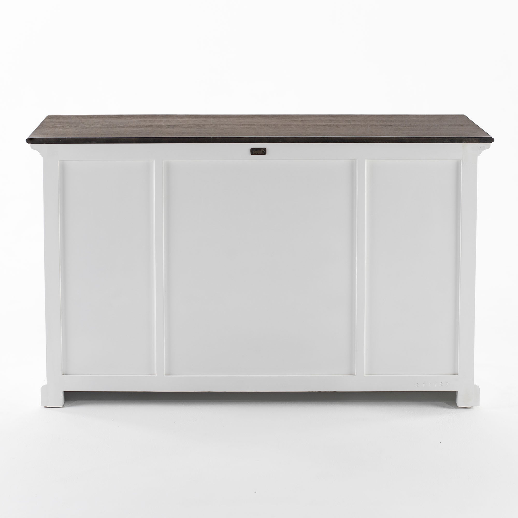 Halifax Accent Buffet with 4 Doors 3 Drawers - White Distress & Deep Brown