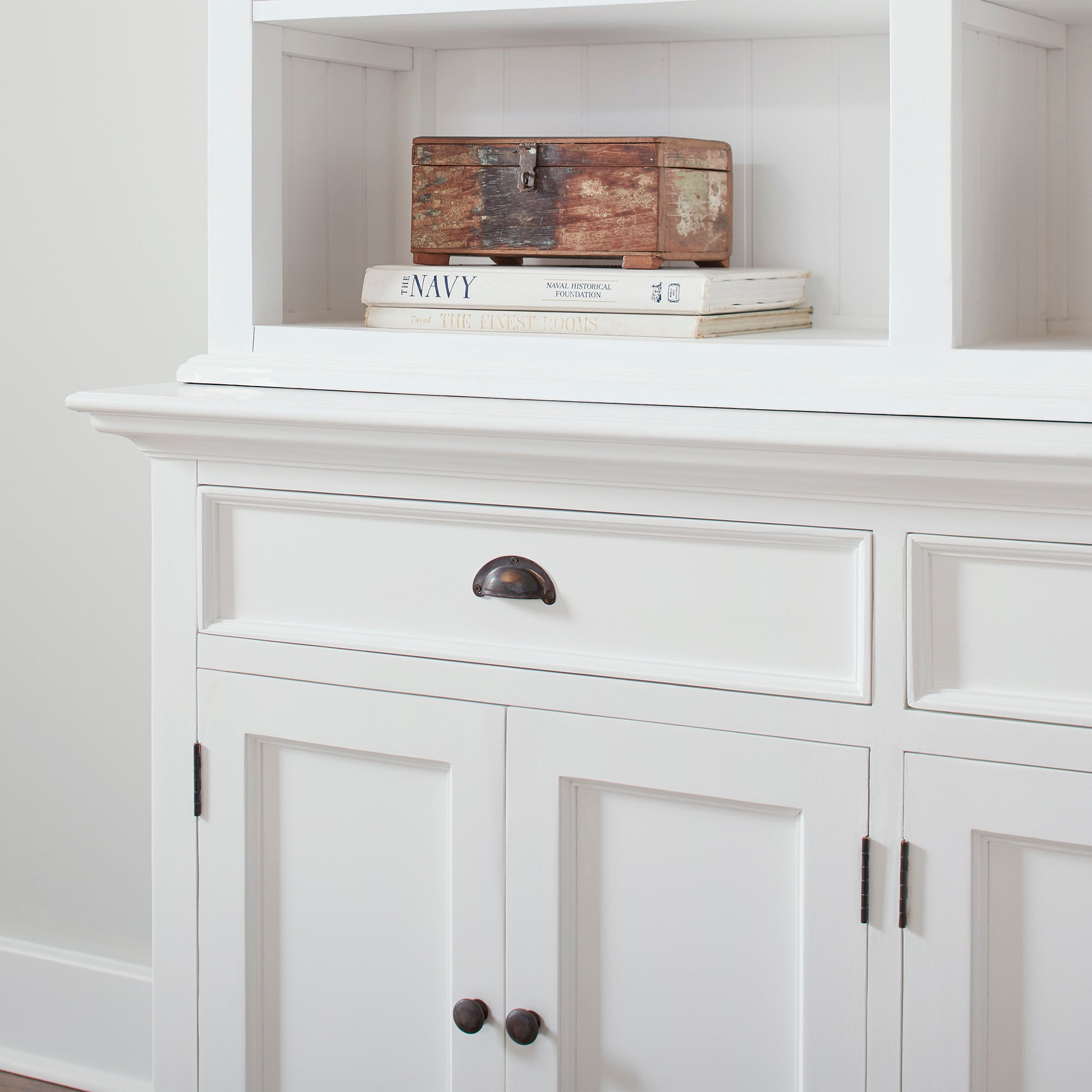 Buffet Hutch Unit with 8 Shelves