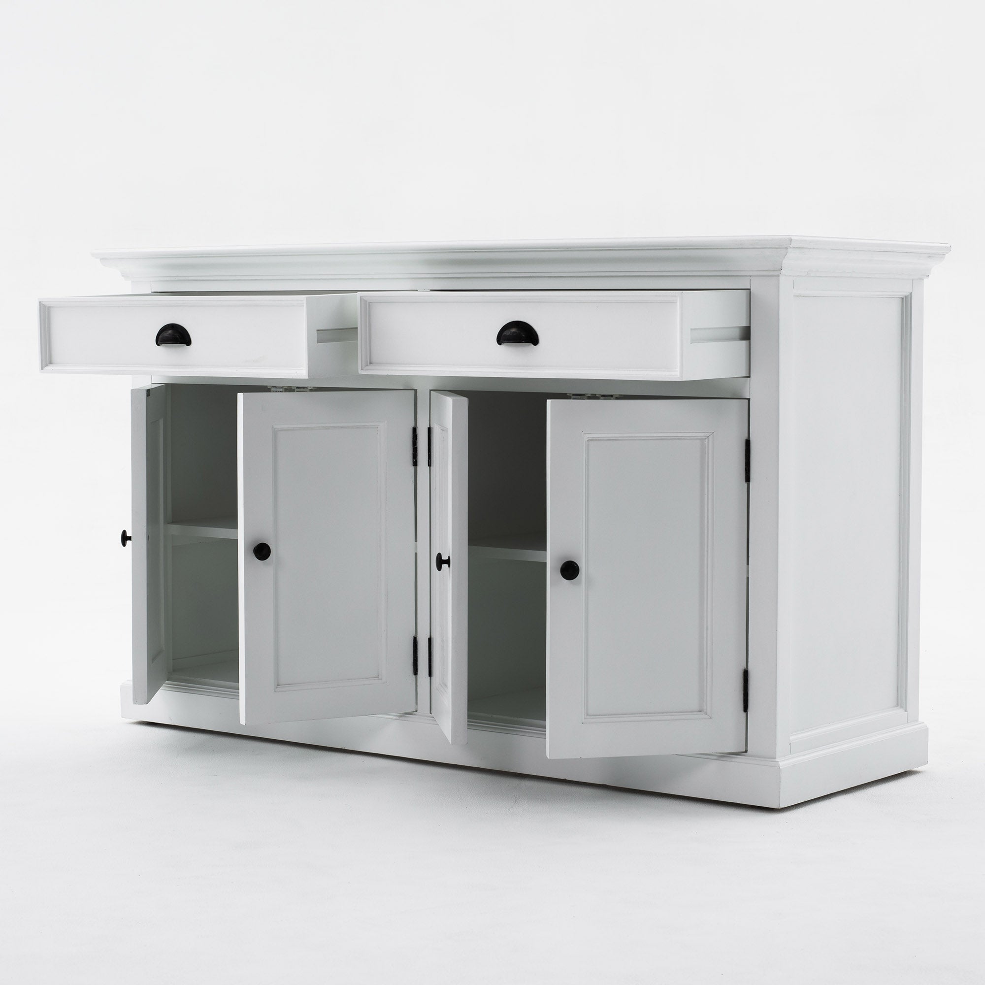 Buffet Hutch Unit with 8 Shelves