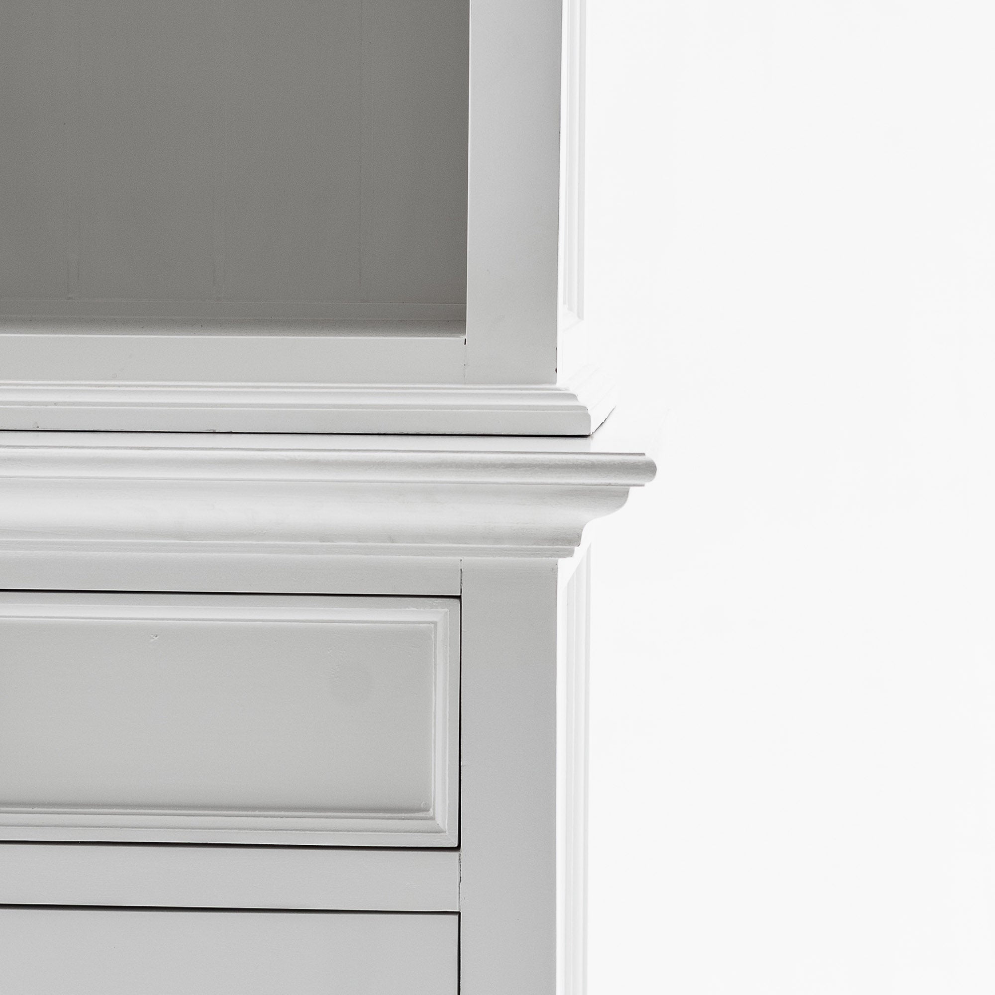 Buffet Hutch Unit with 8 Shelves