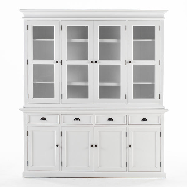 Buffet Hutch Unit with 4 Glass Doors
