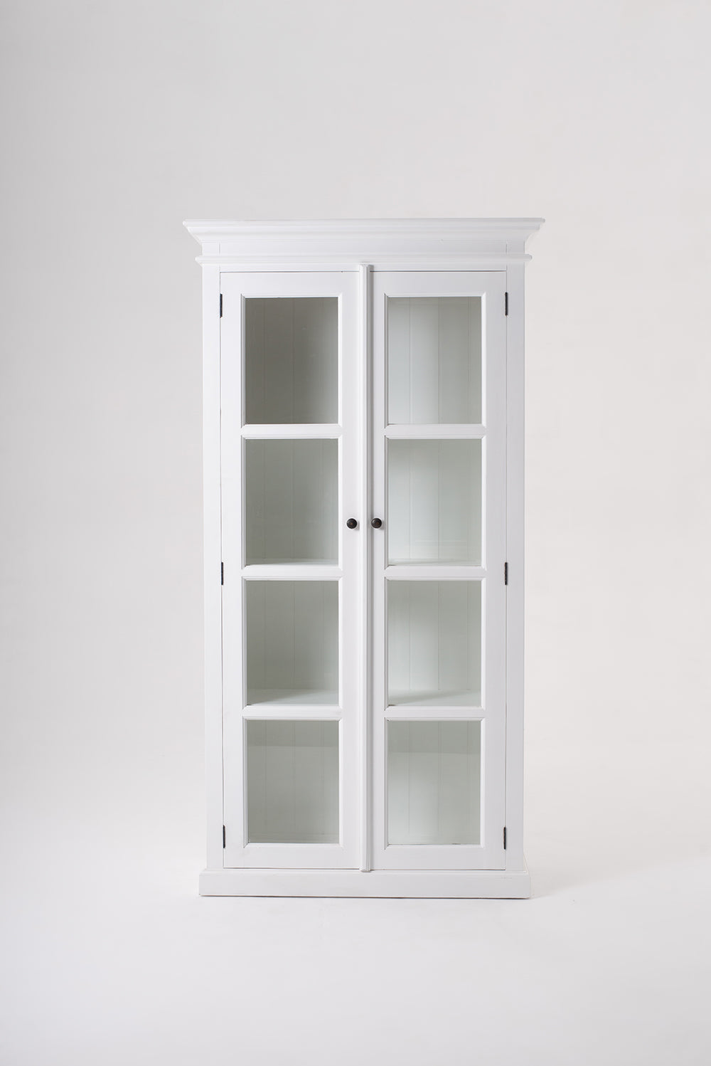Halifax Double Vitrine - White