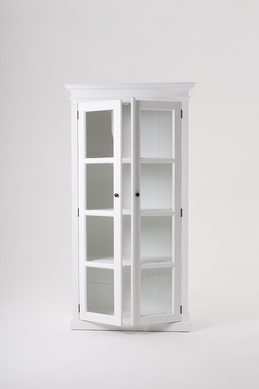 Halifax Double Vitrine - White