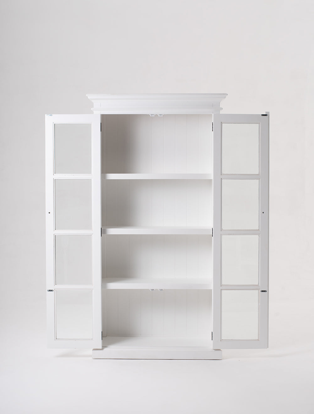 Halifax Double Vitrine - White
