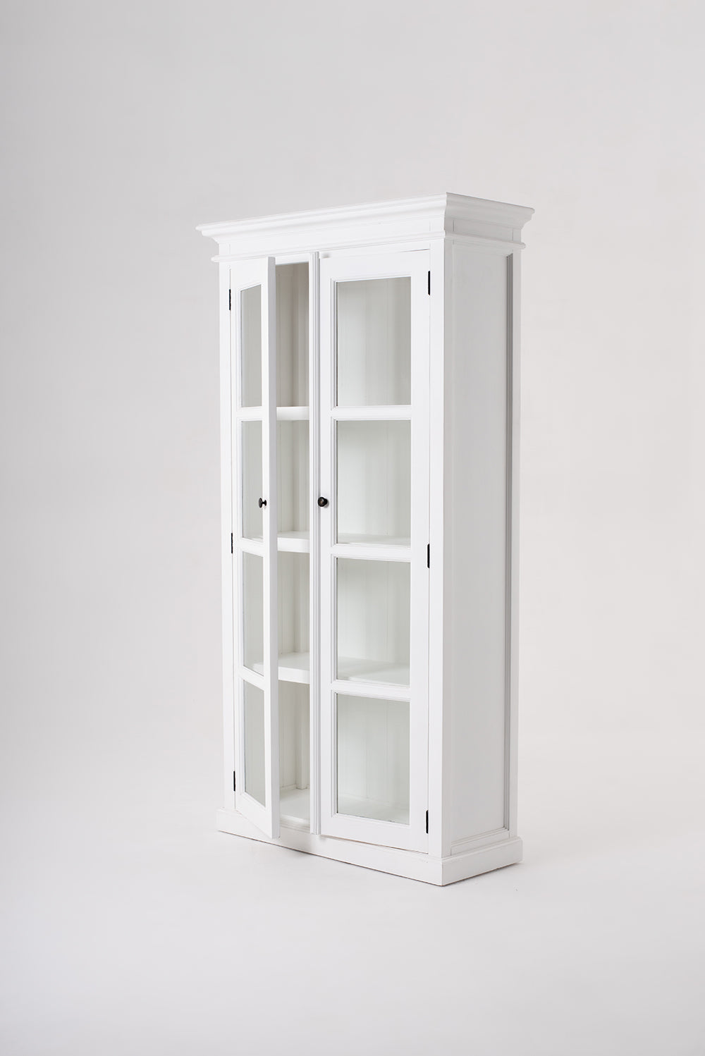 Halifax Double Vitrine - White