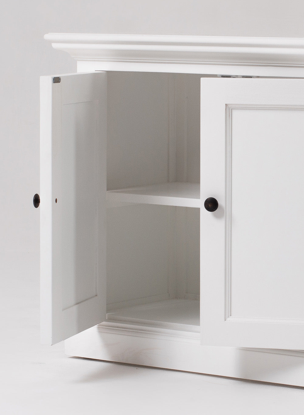 Halifax Slim Hutch Bookcase - White