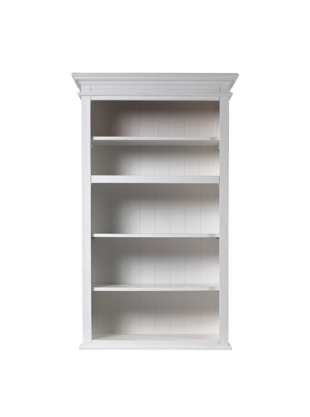 Halifax Slim Hutch Bookcase - White