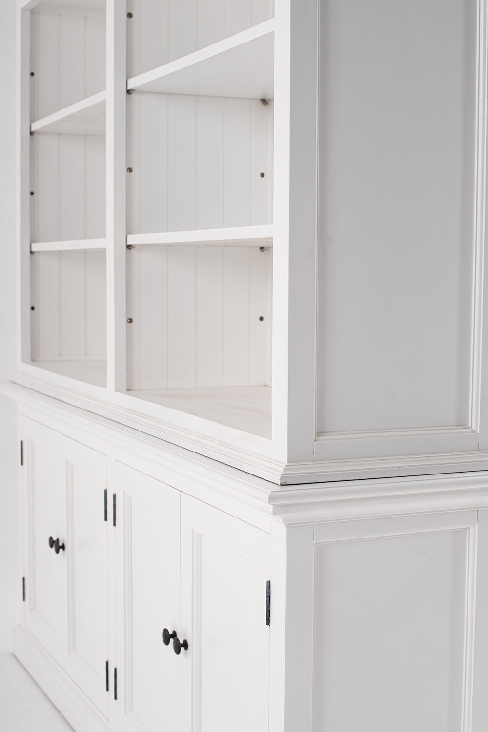 Halifax Medium Hutch Bookcase - White