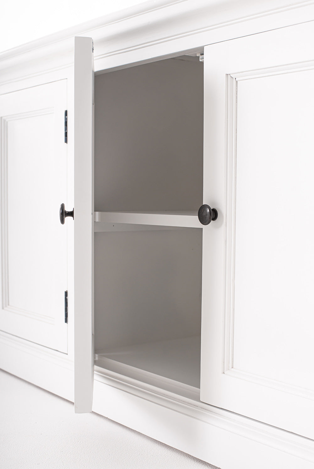 Halifax Large Hutch Bookcase - White