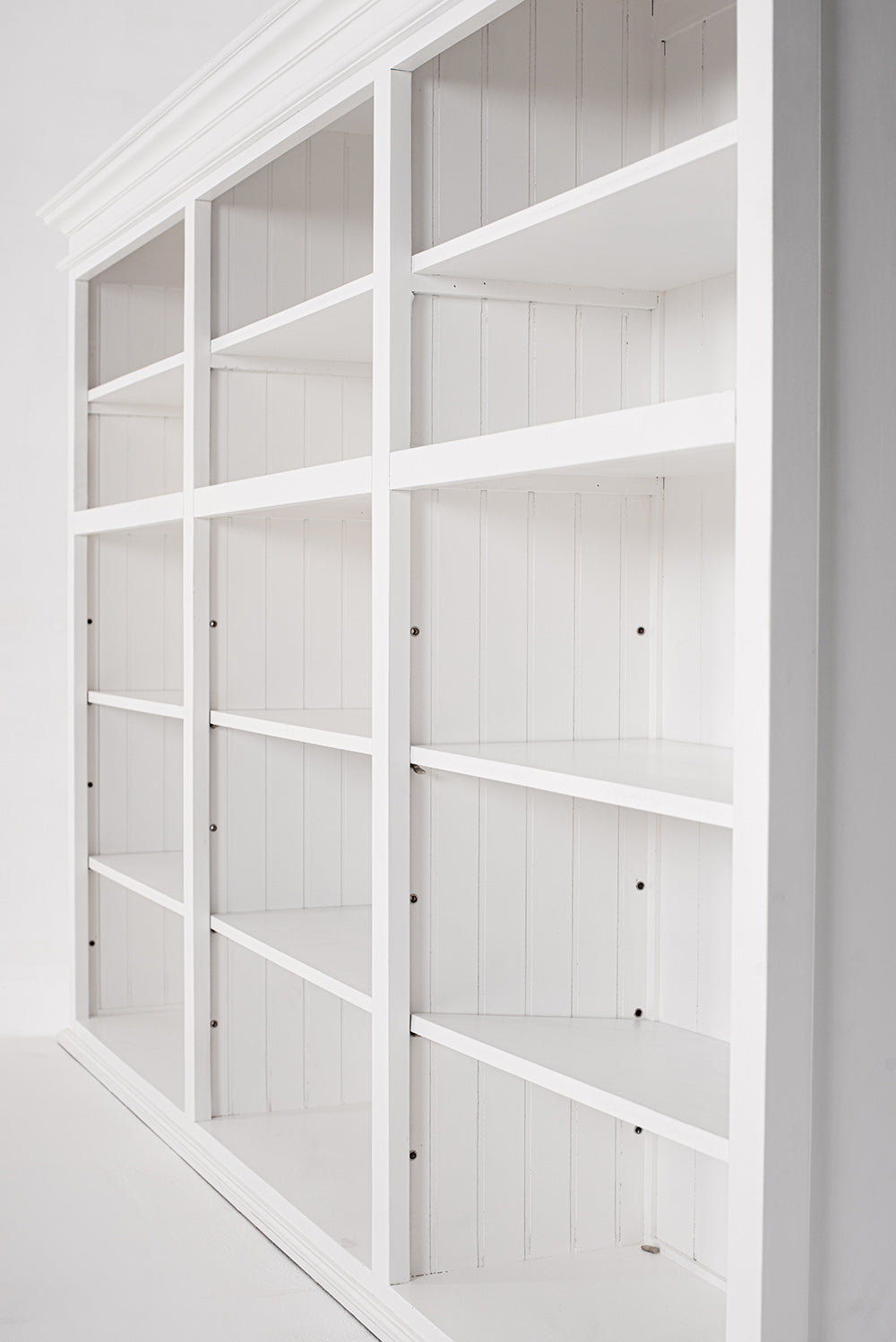 Halifax Large Hutch Bookcase - White